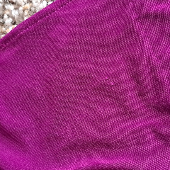 Morgan & Co Womens Purple Lace Trim Evening Dress Gown Junk Sz Small (5) - Picture 15 of 16